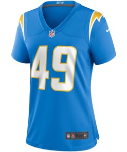 Drue Tranquill 49 Los Angeles Chargers Women's Game Jersey - Powder Blue