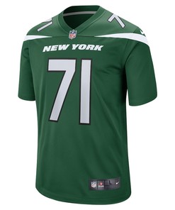 Duane Brown New York Jets Game Player Jersey - Gotham Green
