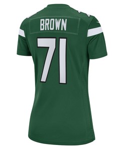 Duane Brown New York Jets Women's Game Player Jersey - Gotham Green