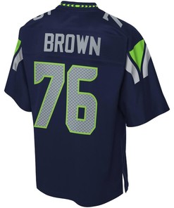 Duane Brown Seattle Seahawks Nfl Pro Line Player Jersey - College Navy