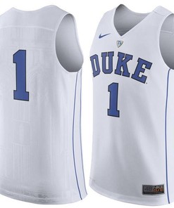 Duke Blue Devils 1 Basketball Men Jersey - White