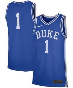 Duke Blue Devils 1 Men Jersey - Royal