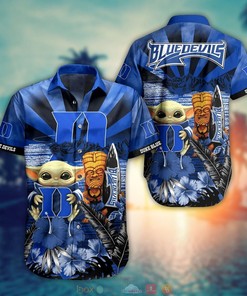 Duke Blue Devils Baby Yoda NCAA Hawaiian Shirt
