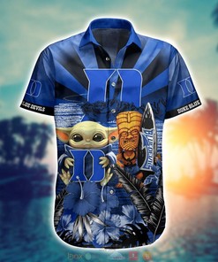 Duke Blue Devils Baby Yoda NCAA Hawaiian Shirt