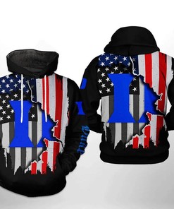Duke Blue Devils Flag American Distressed 3D Hoodie Duke Blue Devils Gifts for Him