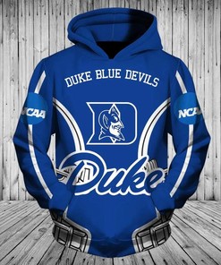 Duke Blue Devils Football for Fans 3D Hoodie NCAA Football Gifts