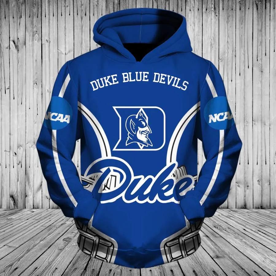 Duke Blue Devils Football for Fans 3D Hoodie NCAA Football Gifts
