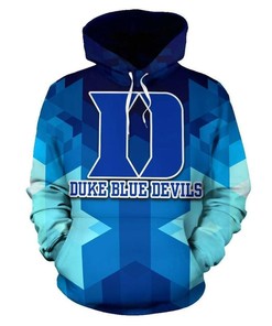 Duke Blue Devils Logo Football 3D Hoodie Duke Blue Devils Unique Gifts