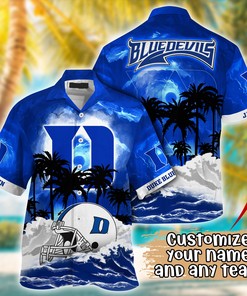 Duke Blue Devils NCAA Best Hawaiian Shirt Ever- Customize Any Team Any League