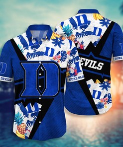 Duke Blue Devils NCAA Flower Hawaii Shirt For Fans Ver 12