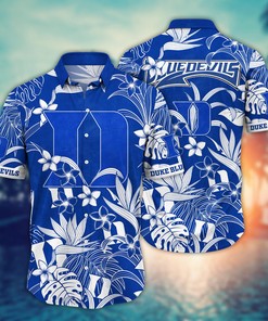 Duke Blue Devils NCAA Flower Hawaii Shirt For Fans Ver 13