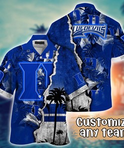 Duke Blue Devils NCAA Flower Hawaii Shirt For Fans Ver 34