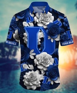 Duke Blue Devils NCAA Flower Hawaii Shirt For Fans Ver 37