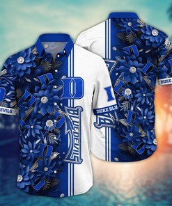 Duke Blue Devils NCAA Flower Hawaii Shirt For Fans Ver 5