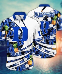 Duke Blue Devils NCAA Flower Hawaii Shirt For Fans Ver 6