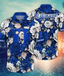 Duke Blue Devils NCAA Flower Hawaii Shirt For Fans Ver 7