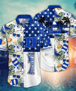 Duke Blue Devils NCAA Flower Hawaii Shirt For Fans Ver 8