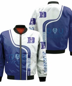 Duke Blue Devils Ncaa For Devils Fan 3D Bomber Jacket Model 2008