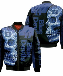 Duke Blue Devils Ncaa Skull 3D Bomber Jacket Model 2010
