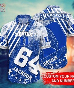 Duke Blue Devils Personalized Hawaiian Shirt