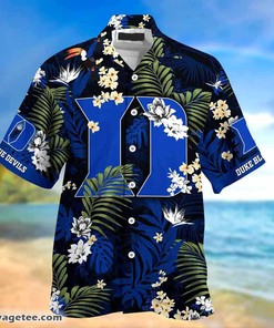 Duke Blue Devils Summer Beach Hawaiian Shirt This Flag Offends You