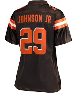 Duke Johnson Jr Cleveland Browns Nfl Pro Line Womens Player Jersey - Brown