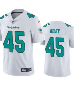 Duke Riley 45 Miami Dolphins White Vapor Limited Jersey
