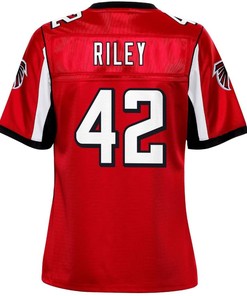 Duke Riley Atlanta Falcons Nfl Pro Line Womens Team Color Player Jersey - Red