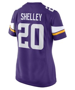 Duke Shelley 20 Minnesota Vikings Women's Home Game Player Jersey - Purple