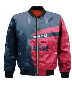 Duquesne Dukes Bomber Jacket Special Style - NCAA