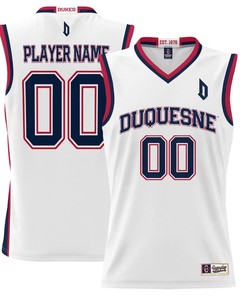 Duquesne Dukes NIL Men Basketball Custom Jersey - White