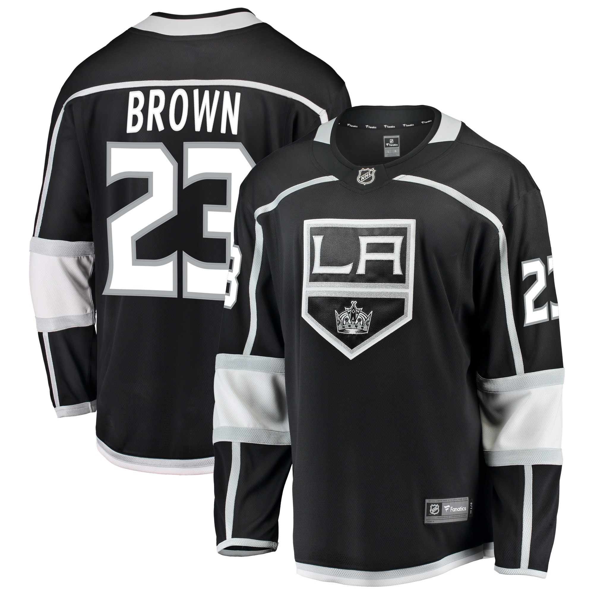 Dustin Brown Los Angeles Kings Fanatics Branded Breakaway Jersey - Black Nhl