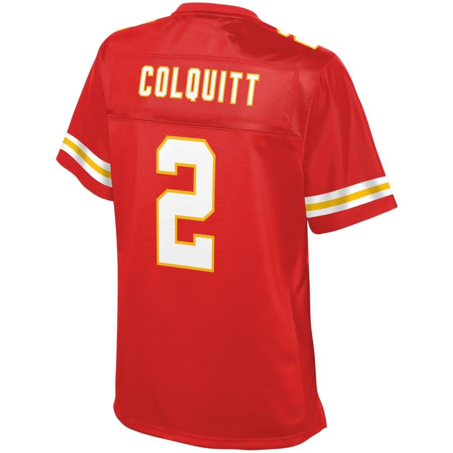 Dustin Colquitt Kansas City Chiefs Nfl Pro Line Womens Player Jersey - Red