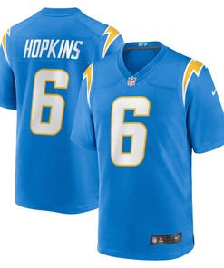 Dustin Hopkins Los Angeles Chargers Game Jersey - Powder Blue Nfl