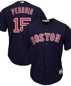 Dustin Pedroia Boston Red Sox Big And Tall Alternate Cool Base Player Jersey - Navy