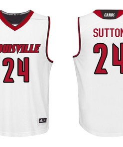 Dwayne Sutton 24 Louisville Cardinals College Basketball Men Jersey - White