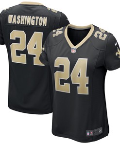 Dwayne Washington New Orleans Saints Womens Player Game Jersey - Black Nfl