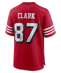 Dwight Clark 87 San Francisco 49ers Retired Alternate Game Jersey - Scarlet