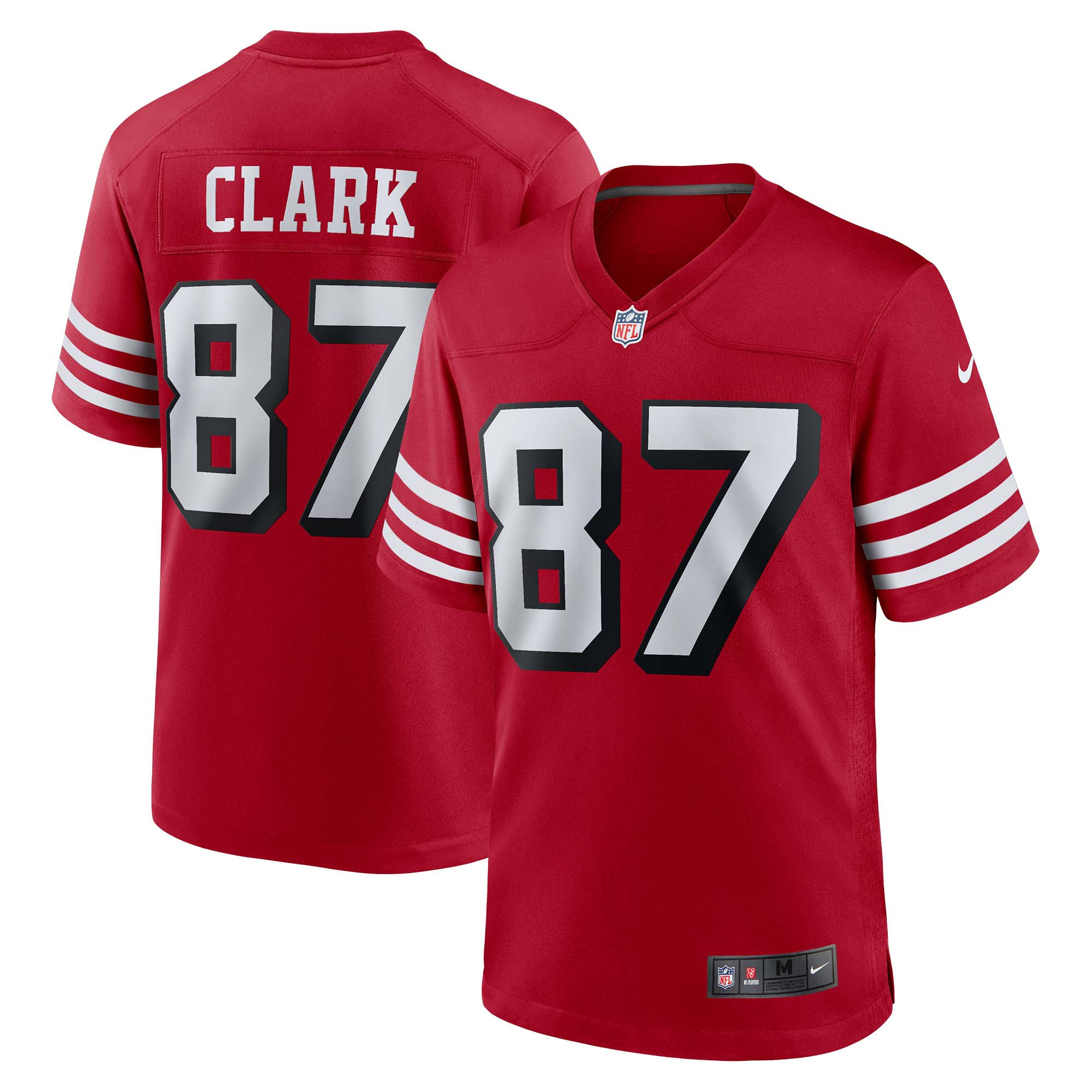 Dwight Clark San Francisco 49ers Retired Alternate Game Jersey - Scarlet Nfl