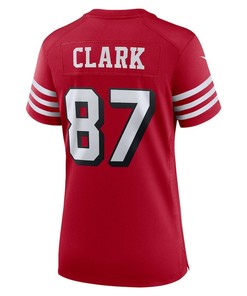 Dwight Clark San Francisco 49ers Women's Alternate Game Jersey - Scarlet