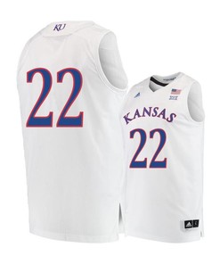 Dwight Coleby 22 Kansas Jayhawks Basketball Men Jersey - White