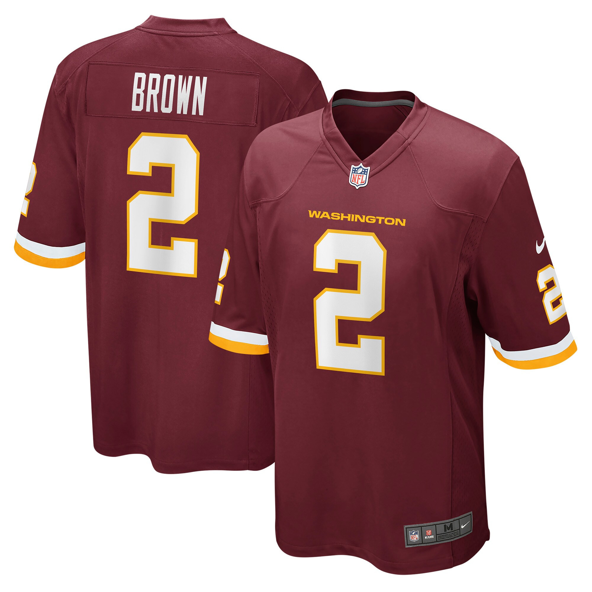 Dyami Brown Washington Football Team Game Jersey - Burgundy Nfl