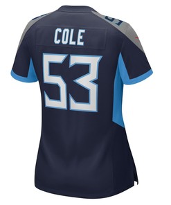 Dylan Cole Tennessee Titans Women's Game Player Jersey - Navy