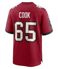 Dylan Cook Tampa Bay Buccaneers Game Player Jersey - Red