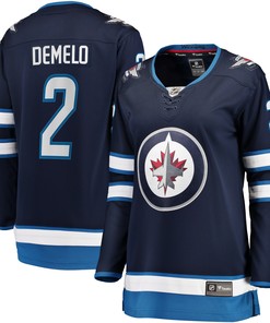 Dylan Demelo Winnipeg Jets Fanatics Branded Womens Home Breakaway Player Jersey - Navy Nhl