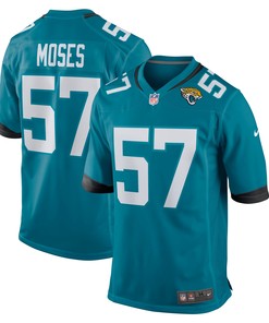 Dylan Moses Jacksonville Jaguars Game Jersey - Teal Nfl