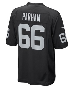 Dylan Parham Las Vegas Raiders Game Player Jersey - Black