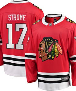 Dylan Strome Chicago Blackhawks Fanatics Branded Team Color Breakaway Player Jersey - Red Nhl