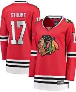 Dylan Strome Chicago Blackhawks Fanatics Branded Womens Home Breakaway Player Jersey - Red Nhl