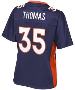 Dymonte Thomas Denver Broncos Nfl Pro Line Womens Alternate Player Jersey - Navy